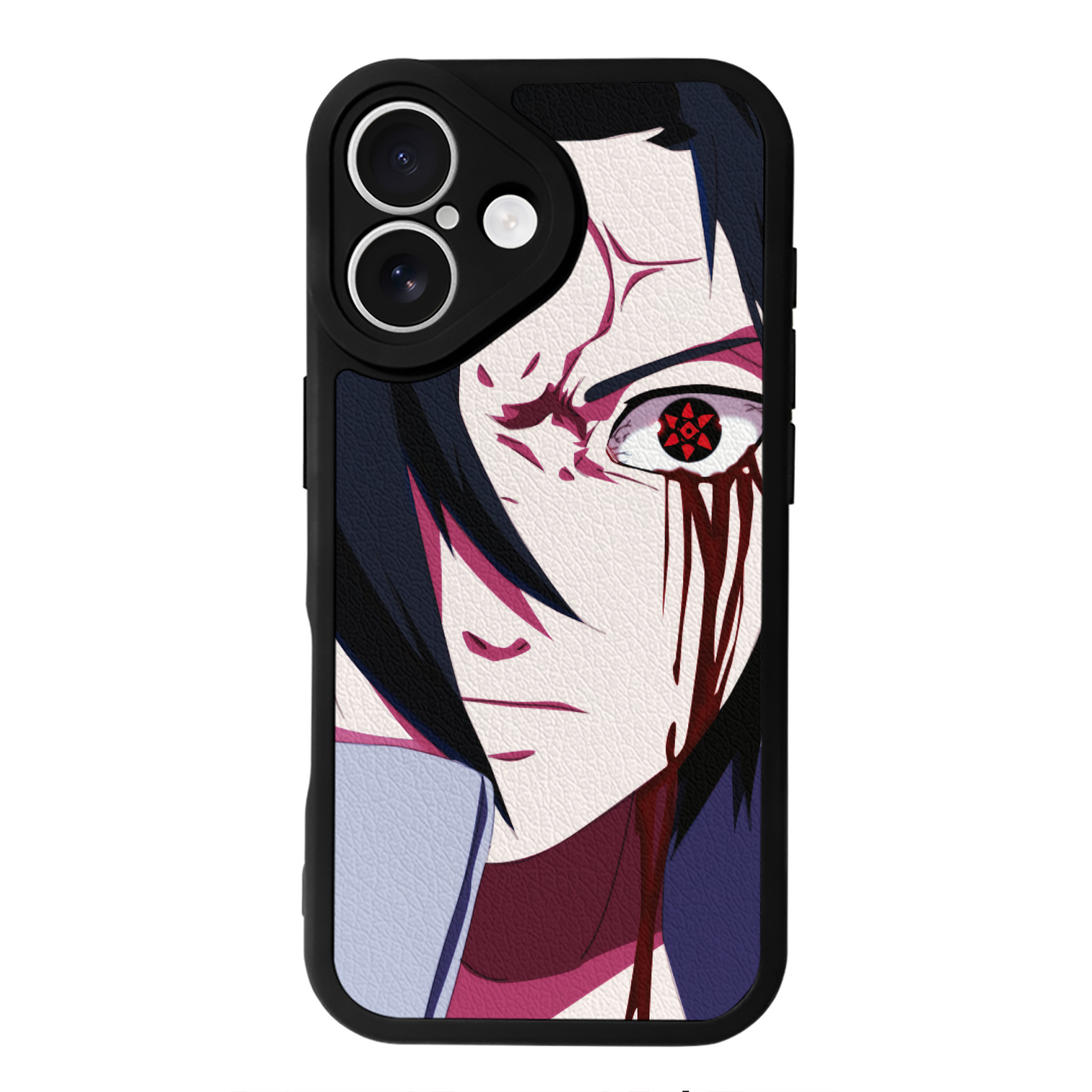 （画像用） NARUTO -ナルト- NARUTO -ナルト- 疾風伝 【iPhone 16シリーズ対応】シリコンスマホケース（レザー調） 材質：シリコン